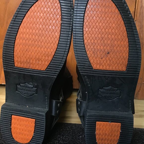 COPY - Harley Davidson Motorcycle Boots With Embroided Eagle Logo - Picture 5 of 7